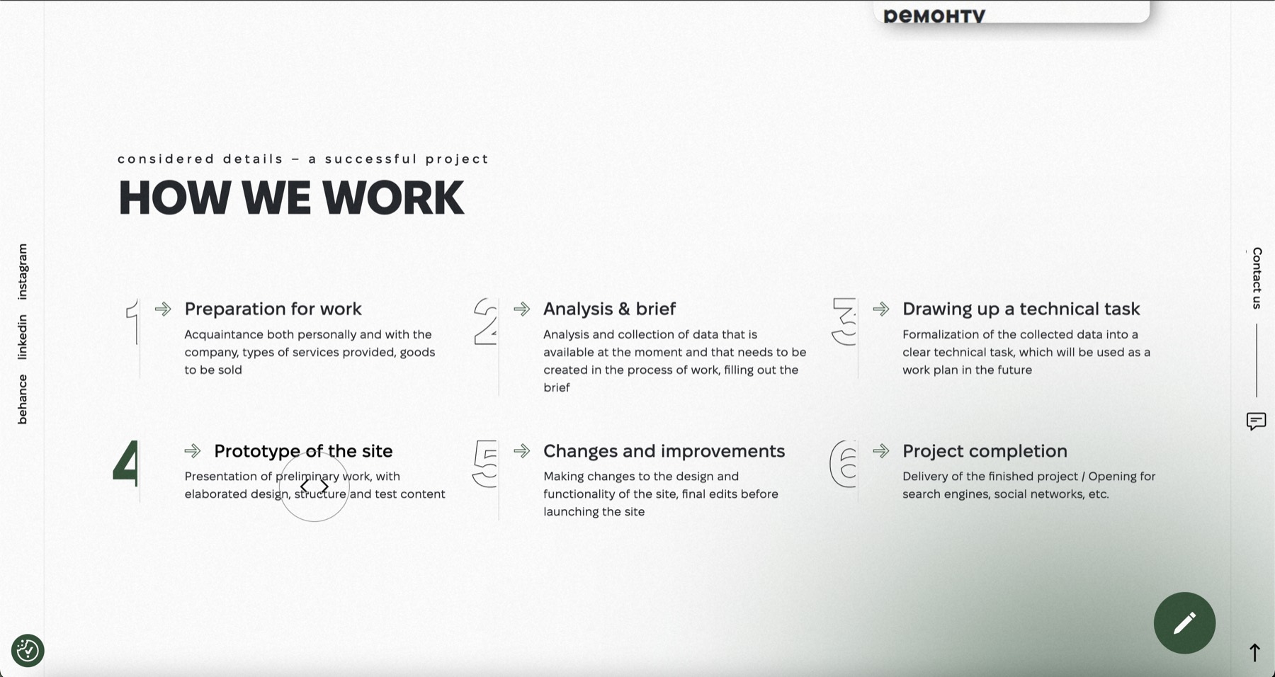 AB Agency page screenshot